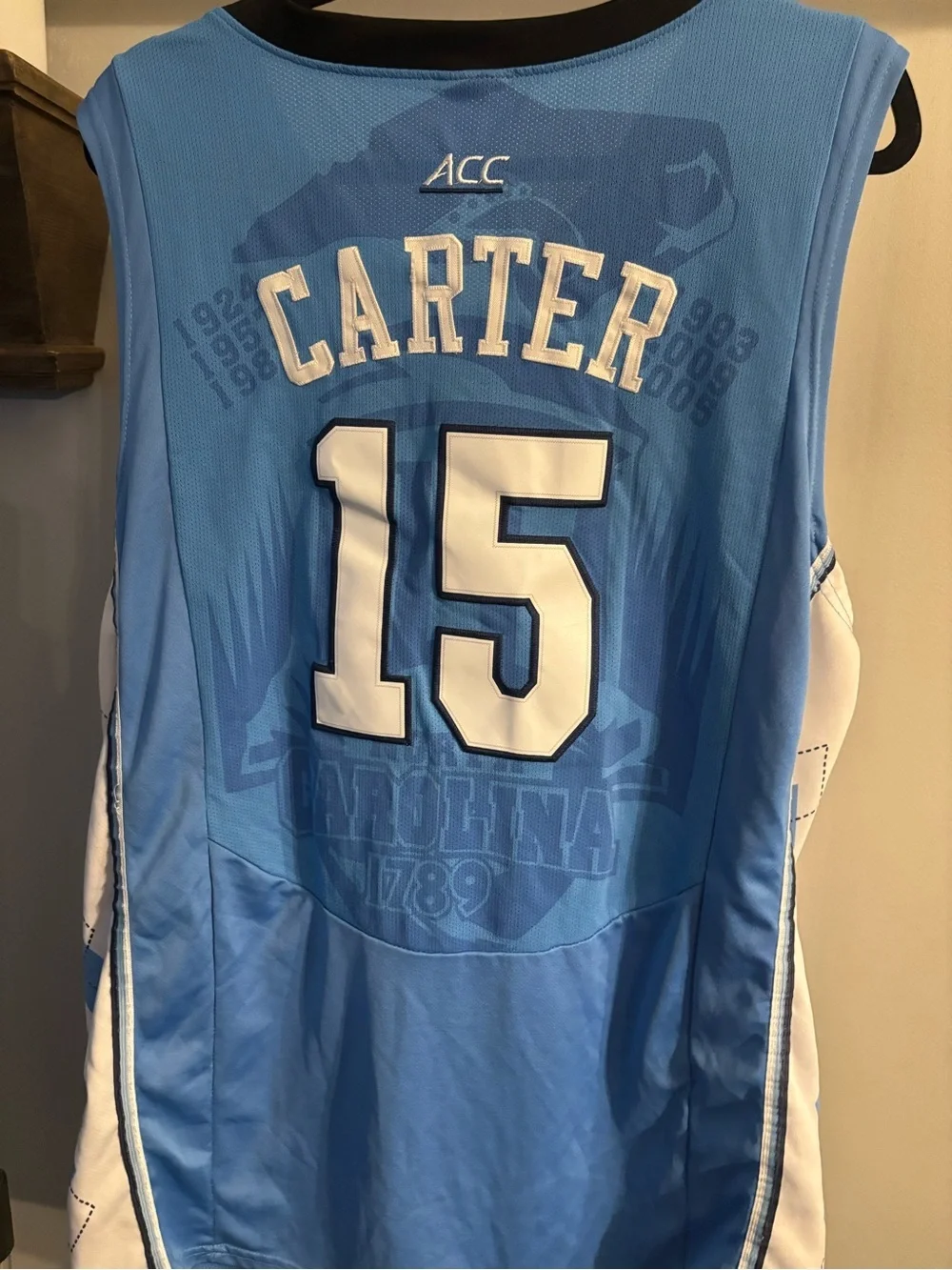 Jordan Brand UNC Tar Heels Vince Carter #15 Basketball Jersey size XL